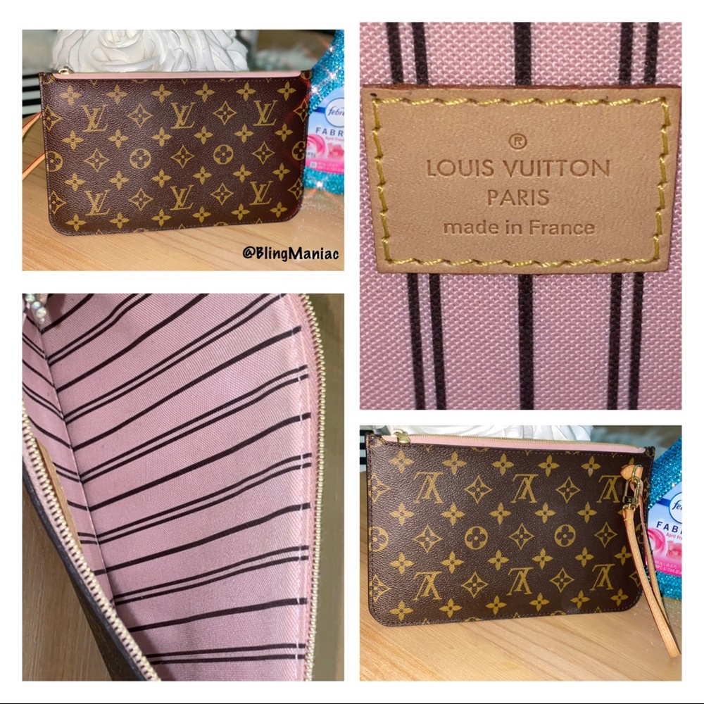 FIRM Louis Vuitton Rose Ballerine Pouch Pochette Wristlet